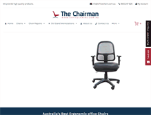 Tablet Screenshot of officechairs.com.au